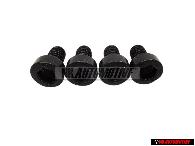 4x VW Originale Vite Cilindrica Con Testa A Brugola, Autobloccante - N 0147653