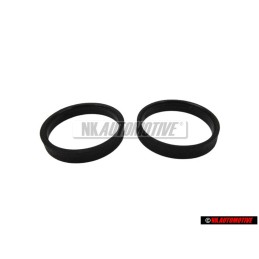 2x VW Originale Base Di Appoggio Nero Satinato - 357837595 01C