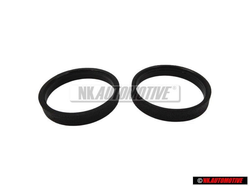 2x VW Originale Base Di Appoggio Nero Satinato - 357837595 01C