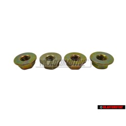 4x VW Originale dado esagonale, autobloccante - N 0230026
