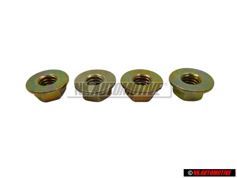 4x VW Originale dado esagonale, autobloccante - N 0230026