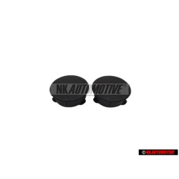 2x VW Originale Tappo Nero - 535867842A 4FB