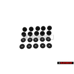 VW Originale 1 Kit Bottoni Per Cintura Di Sicurezza A 3 Punti - 321898847A 01C