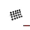 VW Originale 1 Kit Bottoni Per Cintura Di Sicurezza A 3 Punti - 321898847A 01C