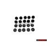 VW Originale 1 Kit Bottoni Per Cintura Di Sicurezza A 3 Punti - 321898847A 01C
