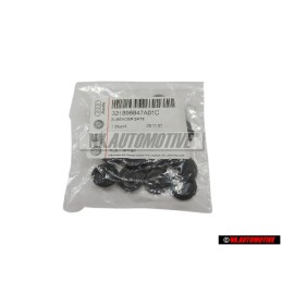 VW Originale 1 Kit Bottoni Per Cintura Di Sicurezza A 3 Punti - 321898847A 01C