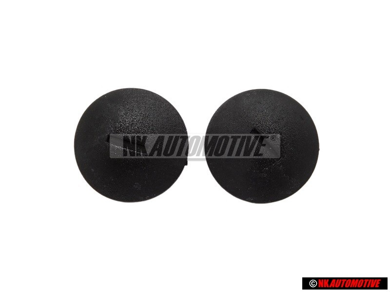 2x VW Originale Bottone Automatico Nero Satinato - N 9006850101C