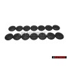 14x VW Originale Bottone Automatico Nero Satinato - N 9009360101C