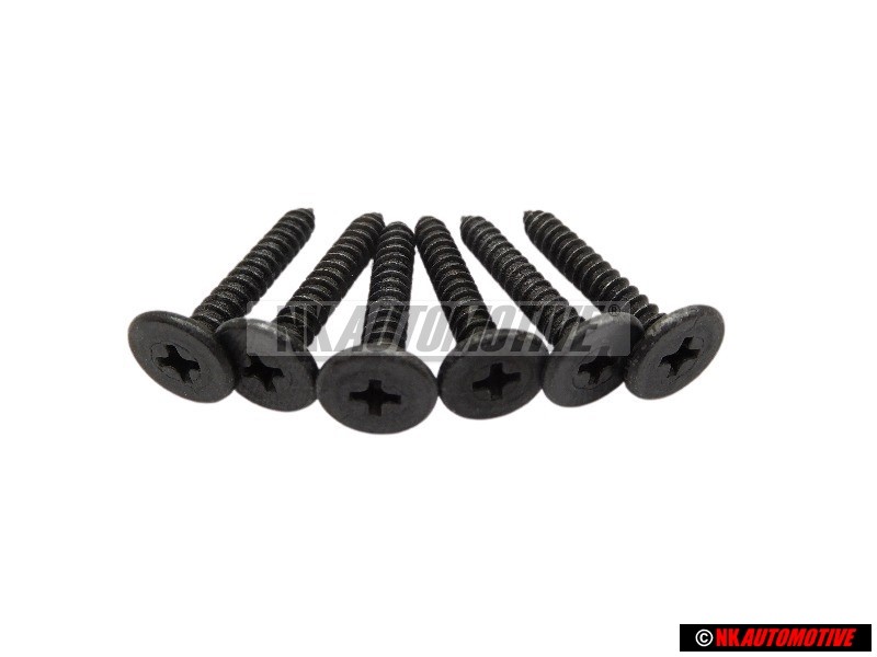 6x VW Originale Vite Per Lamiera - N 90157501