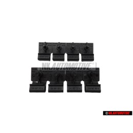 8x VW Originale Supporto Nero Satinato - 3A0867301 01C