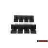 8x VW Originale Supporto Nero Satinato - 3A0867301 01C