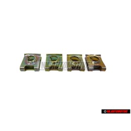 4x VW Originale Dado A Scatto - N 0154611