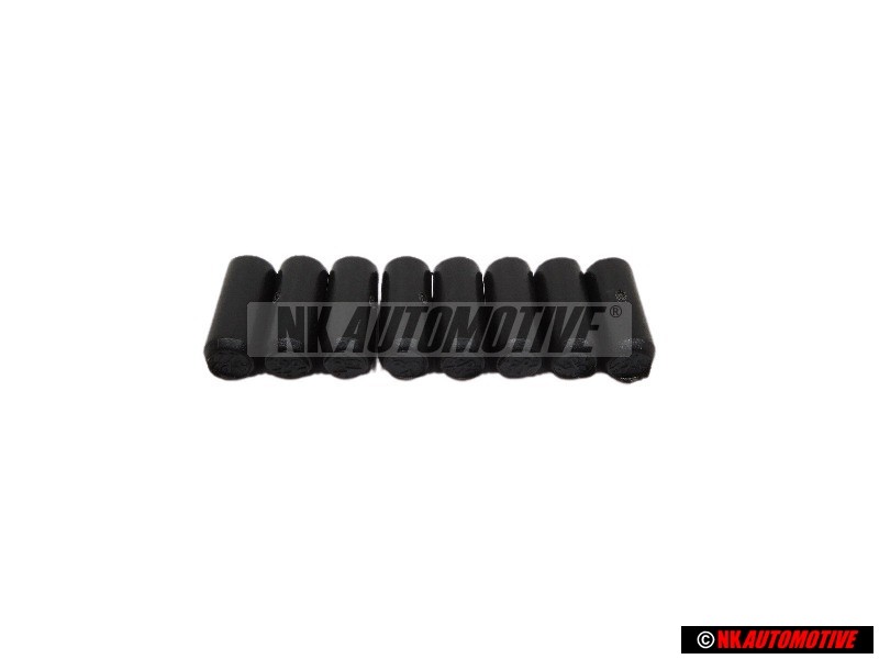 8x VW Originale Perno Di Serraggio Nero Satinato - 171881500 01C