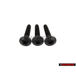 3x VW Originale Vite Lenticolare Lamiera - N 10404701