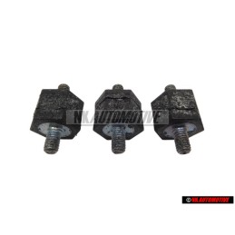 3x VW Originale Cuscinetto Gomma-Metallo - 191201256