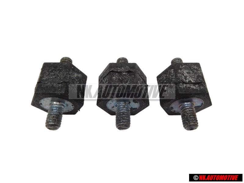 3x VW Originale Cuscinetto Gomma-Metallo - 191201256