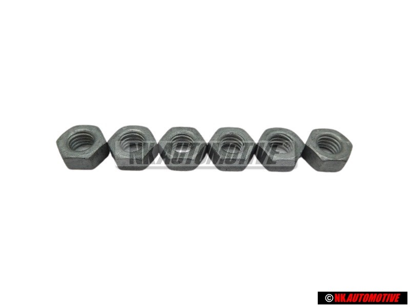 6x VW Originale Dado Esagonale - N 01100636