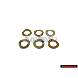 6x VW Originale Rondella Elastica - N 0122265