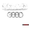 Audi Originale Anelli Fronte Logo Emblema Simbolo Cromo - 4D0853605