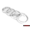 Audi Originale Anelli Fronte Logo Emblema Simbolo Cromo - 4D0853605