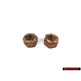 2x VW Originale Dado Esagonale, Autobloccante - N 90085001