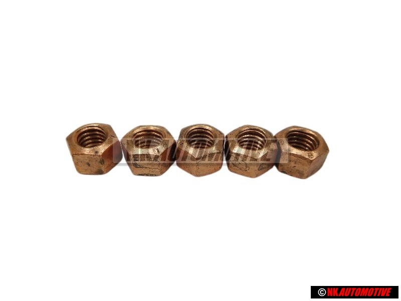 5x VW Originale Dado Esagonale, Autobloccante - N 90085001