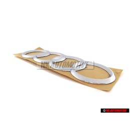 Audi Originale Anelli Posteriore Logo Emblema Simbolo Cromo - 4D0853742A 2ZZ