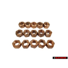 15x VW Originale Dado Esagonale, Autobloccante - N 90085001