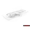 Audi Originale Anelli Posteriore Logo Emblema Simbolo Cromo - 4F0853742 2ZZ