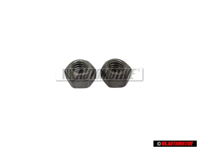 2x VW Originale Dado Esagonale, Autobloccante - N 02214811