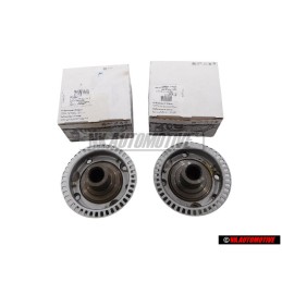 2x VW Originale Mozzo Ruota Con Rotore - 357407613B