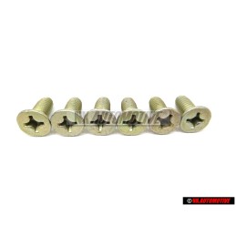 6x VW Originale Vite Testa Svasata - N 10231601
