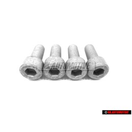4x VW Originale Vite Cilindrica Con Testa A Brugola, Autobloccante - N 01471015