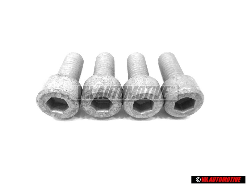 4x VW Originale Vite Cilindrica Con Testa A Brugola, Autobloccante - N 01471015