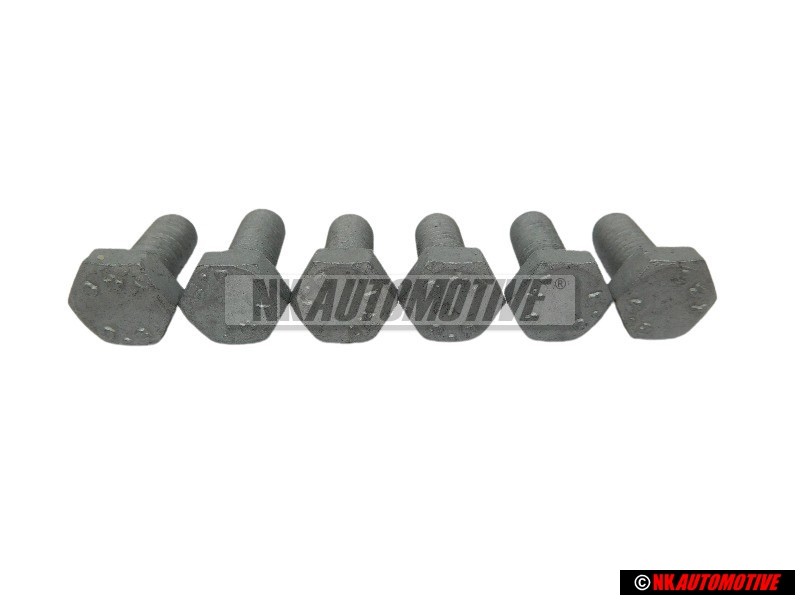 6x VW Originale Vite A Testa Esagonale - N 01021527