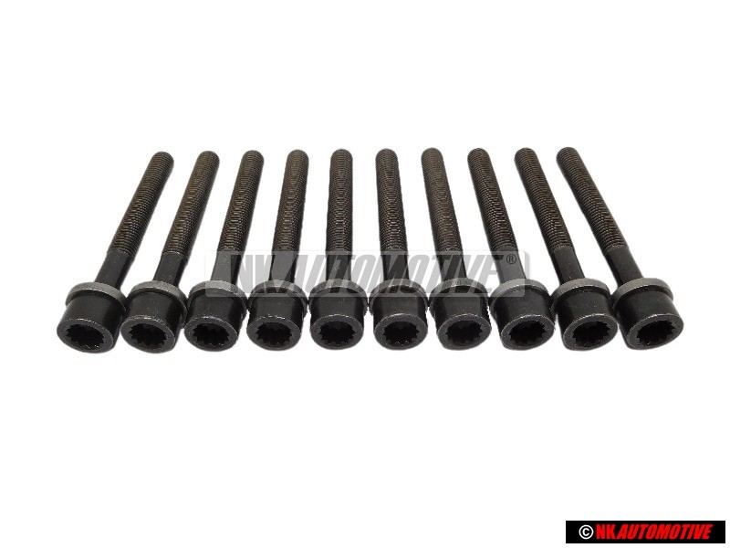 10x VW Originale Vite Cilindrica Con Testa Poligonale Interna - 049103384B