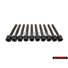 10x VW Originale Vite Cilindrica Con Testa Poligonale Interna - 050103384