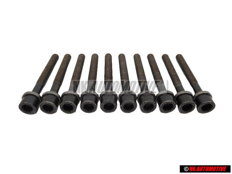10x VW Originale Vite Cilindrica Con Testa Poligonale Interna - 050103384