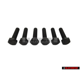 6x VW Originale Vite A Testa Esagonale - N 0102186