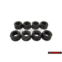 8x VW Originale Dado Flangiato Esagonale - 068105427