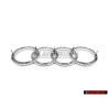 Audi Originale Anelli Fronte Logo Emblema Simbolo Cromo - 811853605A