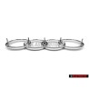 Audi Originale Anelli Fronte Logo Emblema Simbolo Cromo - 811853605A