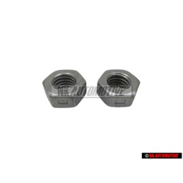 2x VW Originale Dado Esagonale, Autobloccante - N 90074401