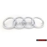 Audi Originale Anelli Fronte Logo Emblema Simbolo Cromo - 893853605
