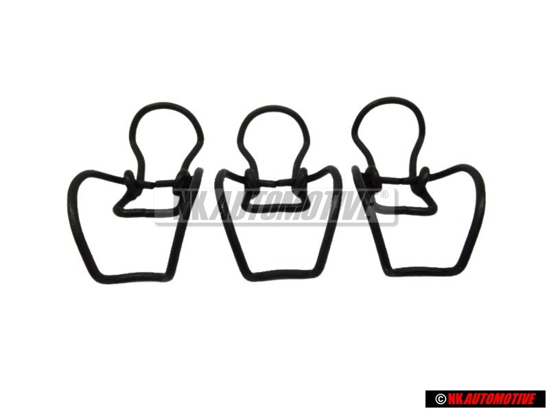 3x VW Originale Staffa Chiusura - 191129797A