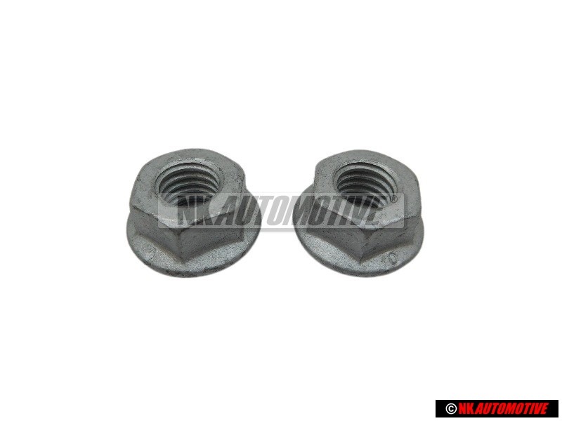 2x VW Originale Dado Flangiato Esagonale - N 01508311