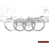Audi Originale Anelli Fronte Logo Emblema Simbolo Cromo - 8L0853605 2ZZ