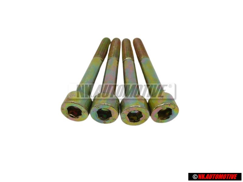 4x VW Originale Vite Cilindrica Con Testa Esagonale Interna - N 0147112