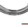 Audi Originale Anelli Fronte Logo Emblema Simbolo Cromo - 8N0853605