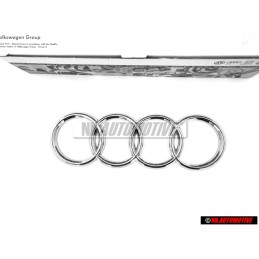 Audi Originale Anelli Posteriore Logo Emblema Simbolo Cromo - 8Z0853742 2ZZ